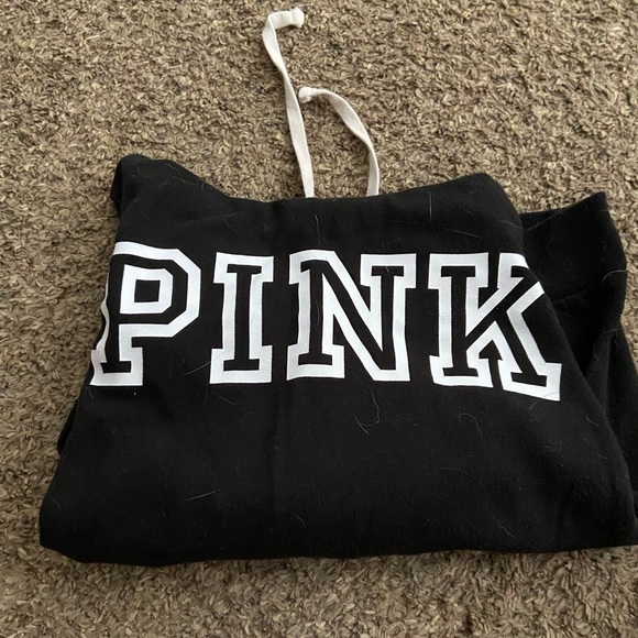 PINK Victoria's Secret Tops - PINK Black Hoodie